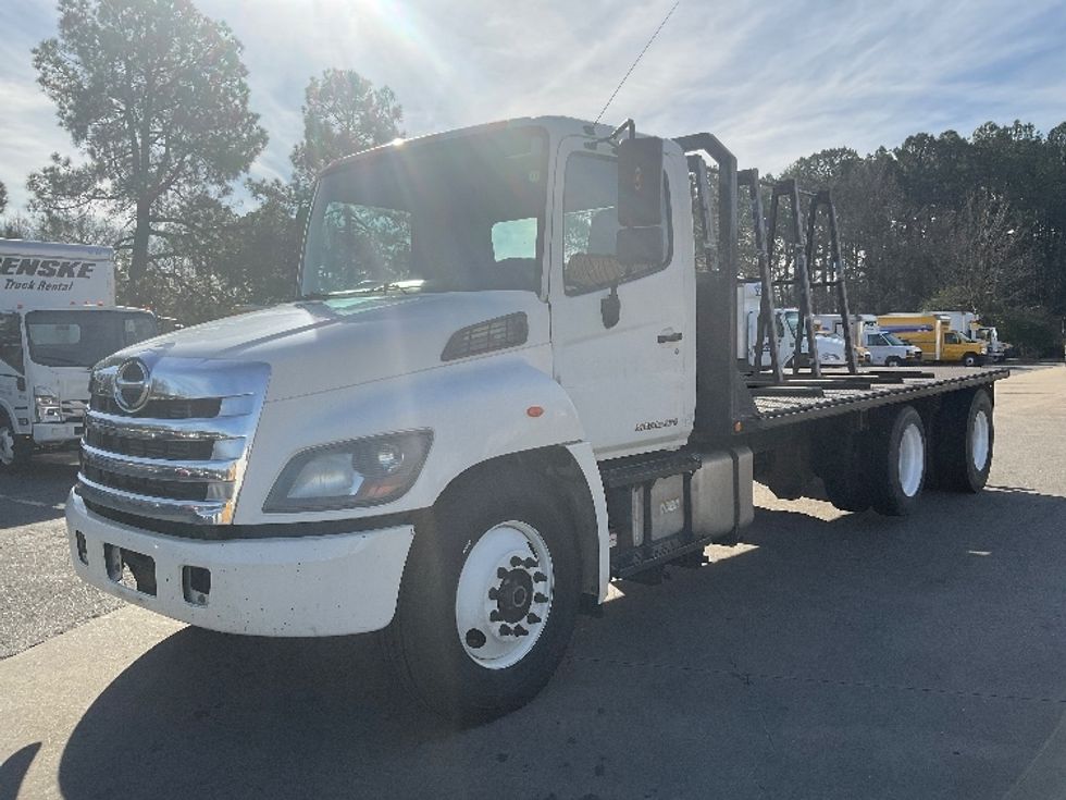 2014 Hino 338 Flatbed Truck