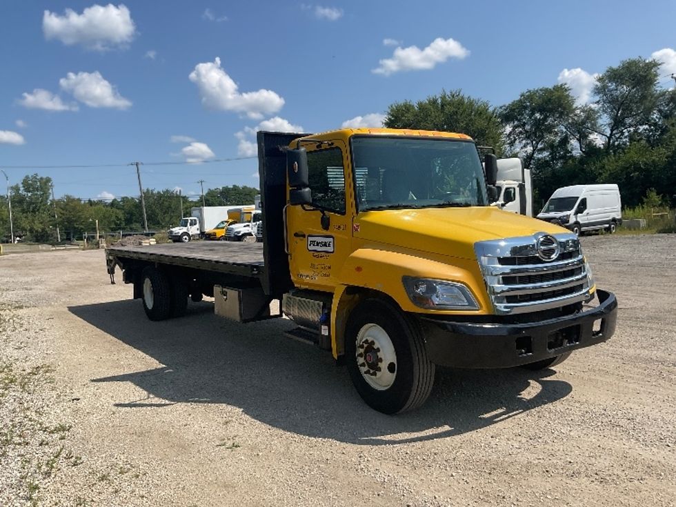 2020 Hino 268 Flatbed Truck