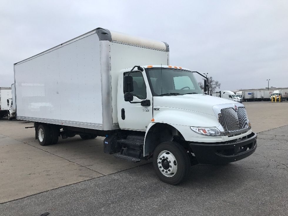 2020 International MV607LP Medium Duty Box Truck